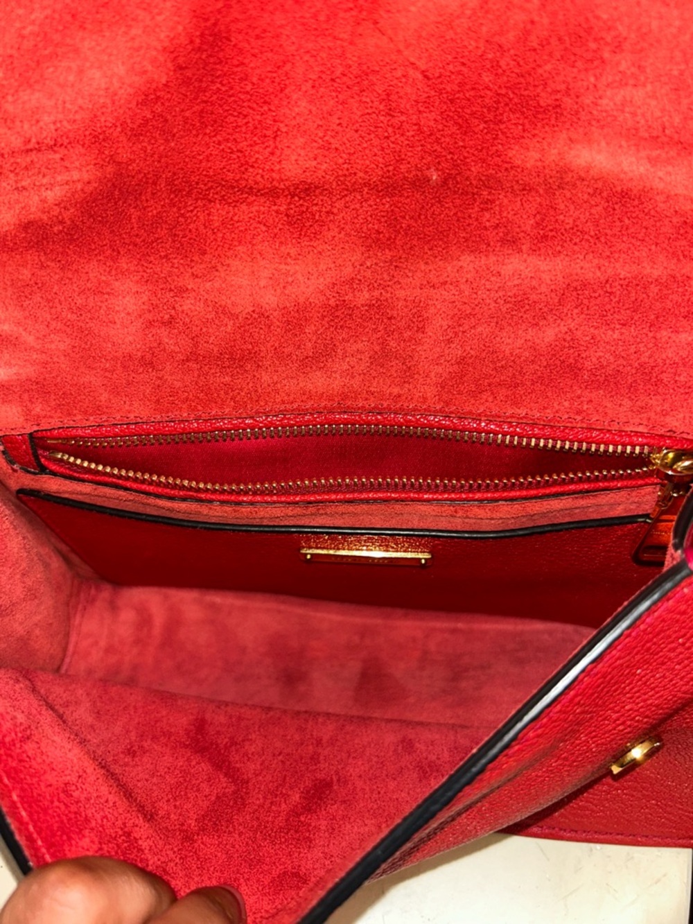 Miu Miu Red Embellished Crossbody Bag - Picture 8 of 9
